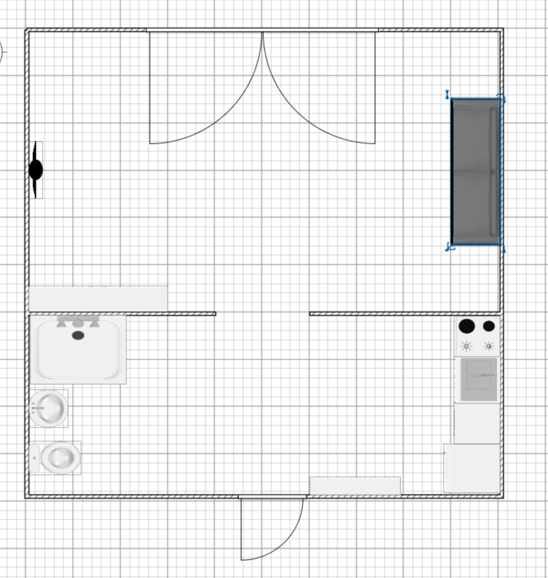 1-комнатная 16.5 м2 в ЖК undefined корпус null этаж 2