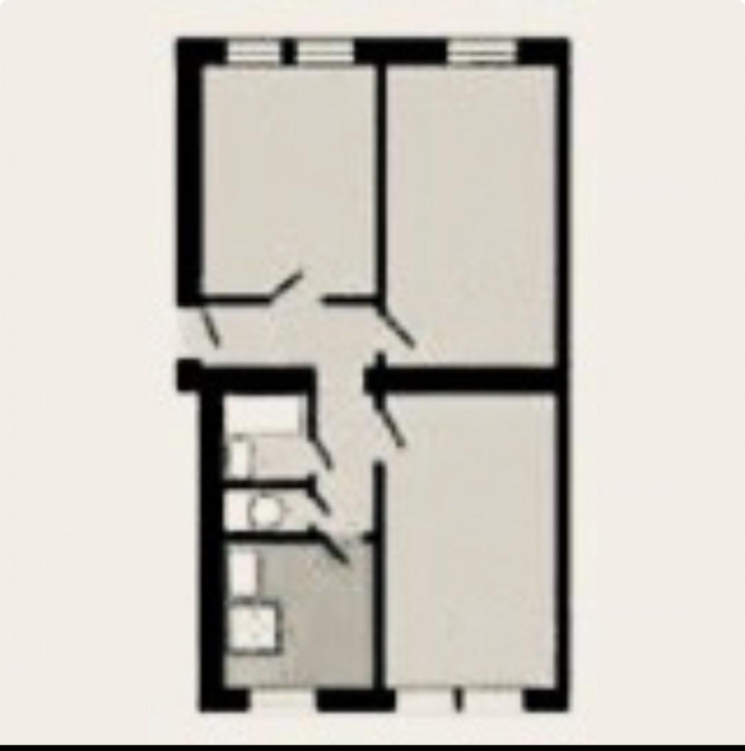 3-комнатная 72.7 м2 в ЖК undefined корпус null этаж 2