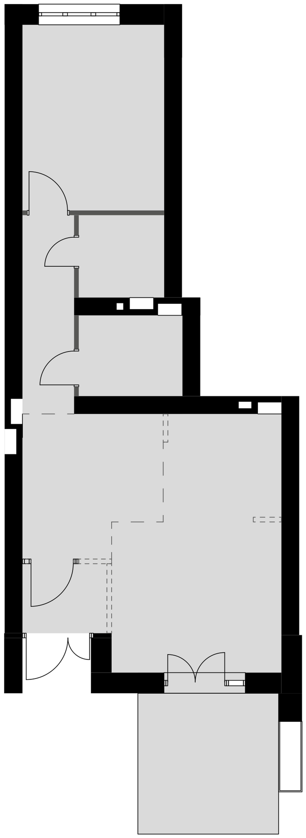 2-комнатная 55 м2 в ЖК Жаворонки Клаб корпус null этаж 1