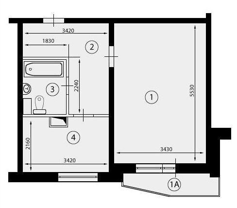 1-комнатная 37.8 м2 в ЖК undefined корпус null этаж 10