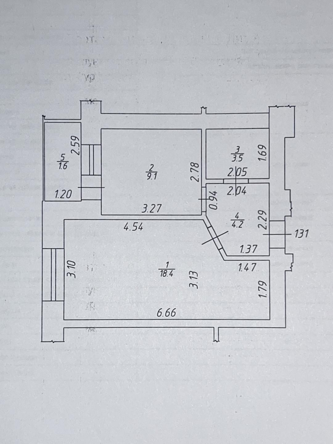1-комнатная 35.2 м2 в ЖК undefined корпус null этаж 9