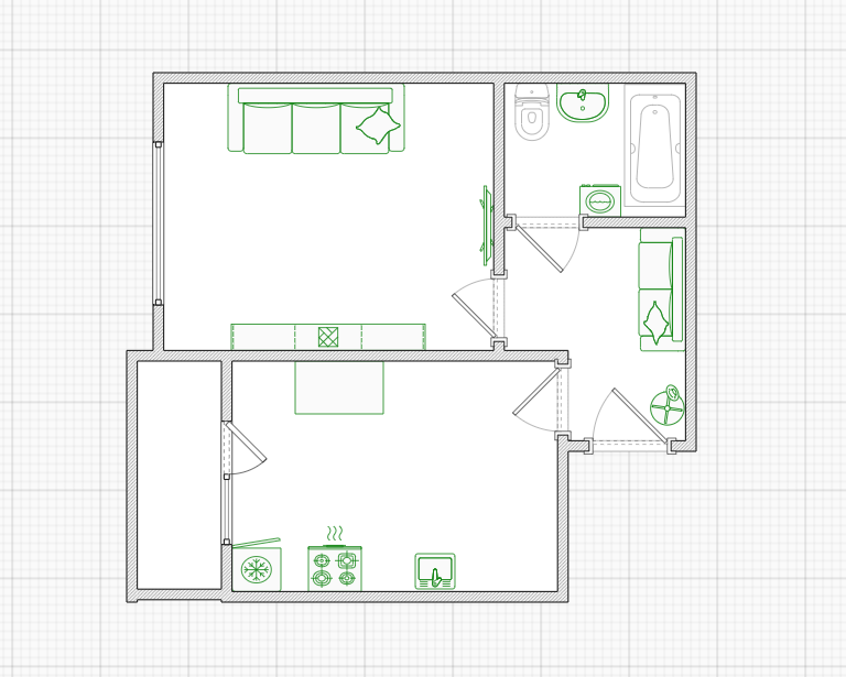 1-комнатная 33.5 м2 в ЖК undefined корпус null этаж 9
