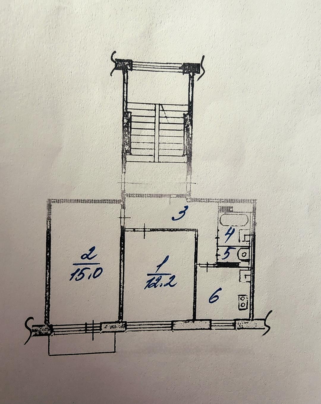 2-комнатная 42.7 м2 в ЖК undefined корпус null этаж 4