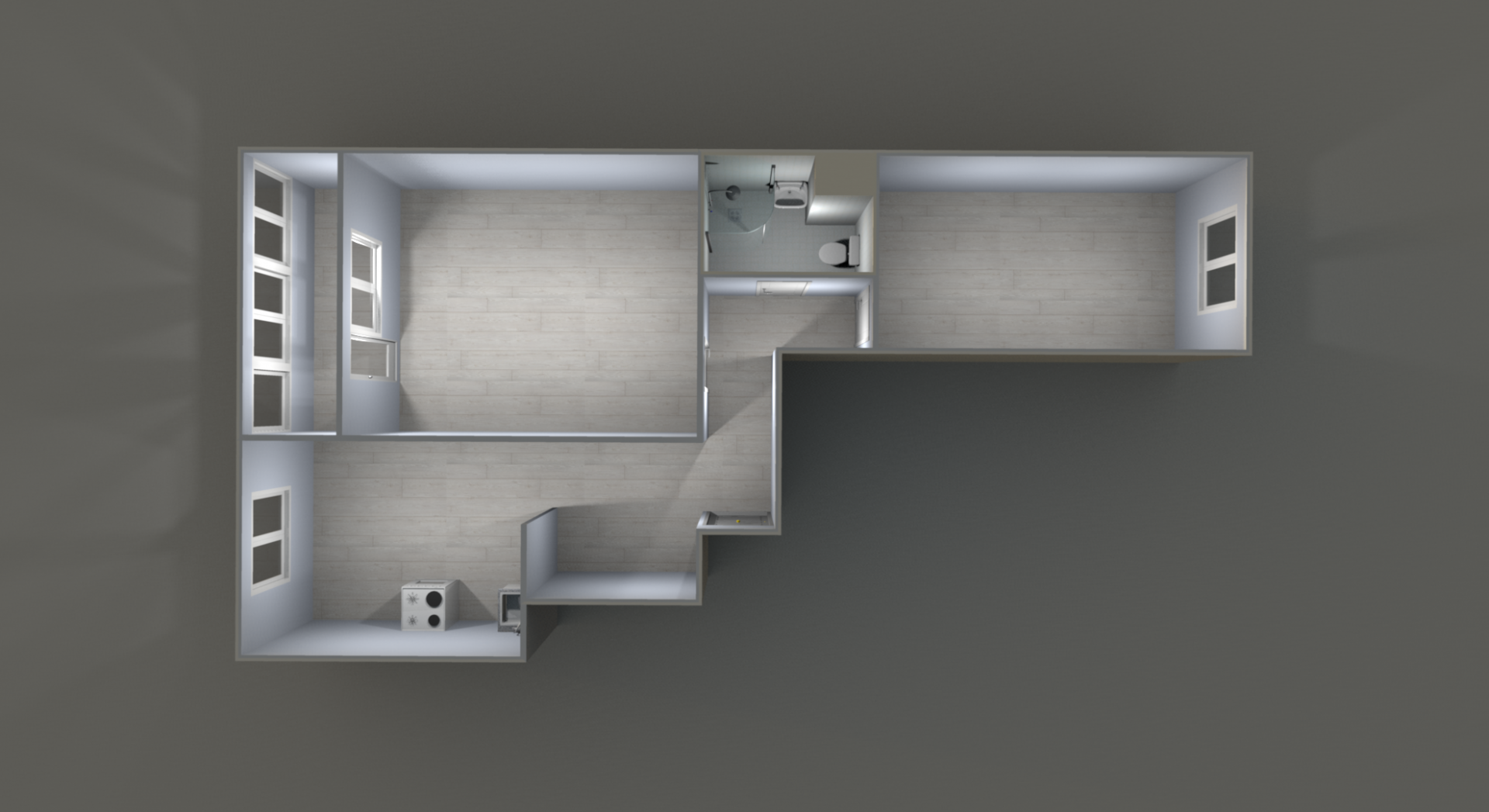 2-комнатная 57.4 м2 в ЖК undefined корпус null этаж 10