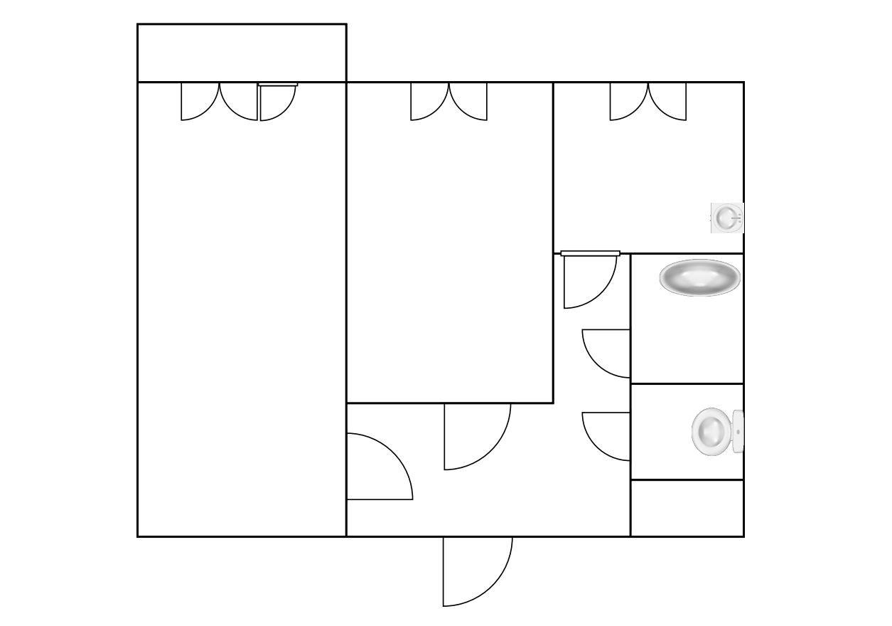 2-комнатная 44.6 м2 в ЖК undefined корпус null этаж 2