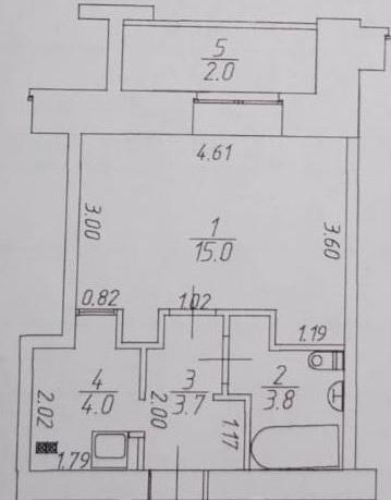 1-комнатная 28.5 м2 в ЖК undefined корпус null этаж 7