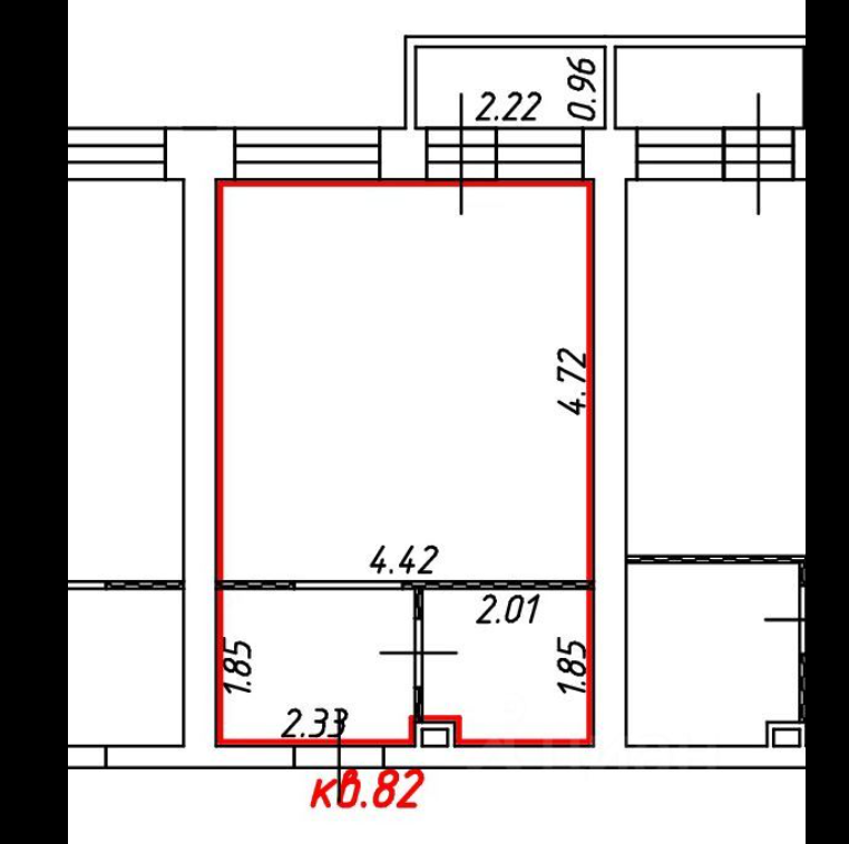 Студия 29 м2 в ЖК undefined корпус null этаж 4