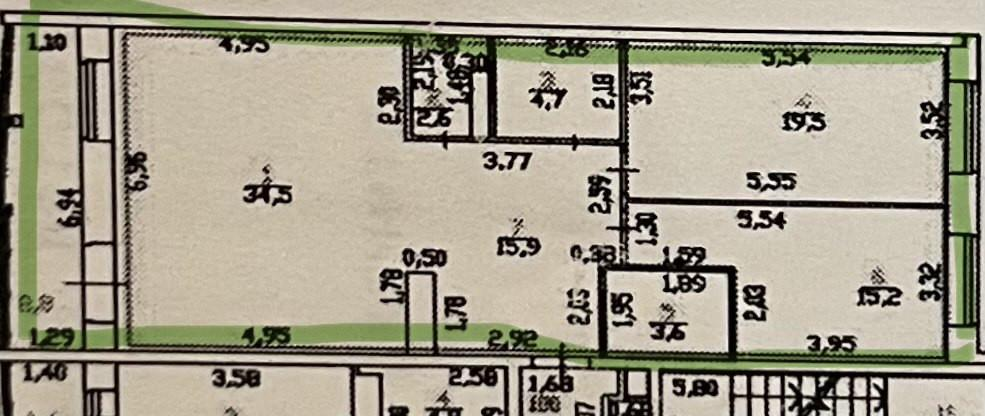 3-комнатная 96 м2 в ЖК undefined корпус null этаж 9