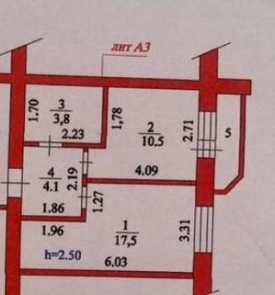 1-комнатная 37.4 м2 в ЖК undefined корпус null этаж 7