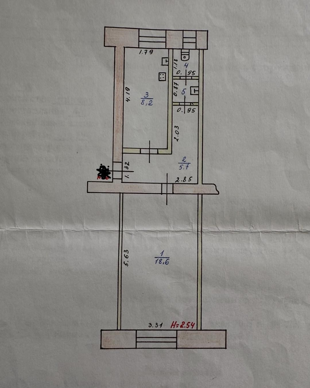 1-комнатная 33 м2 в ЖК undefined корпус null этаж 2