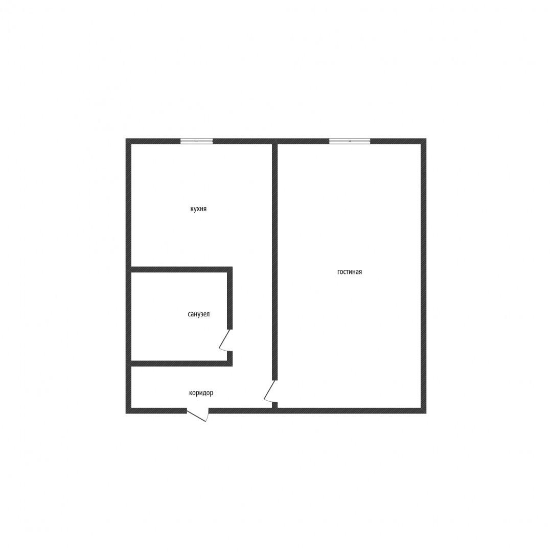 1-комнатная 41.7 м2 в ЖК undefined корпус null этаж 9