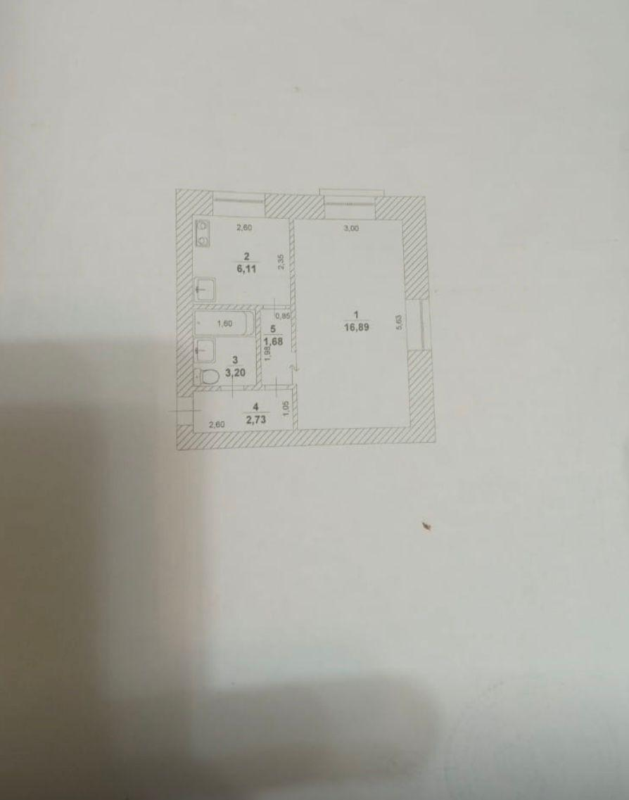 1-комнатная 30.6 м2 в ЖК undefined корпус null этаж 2