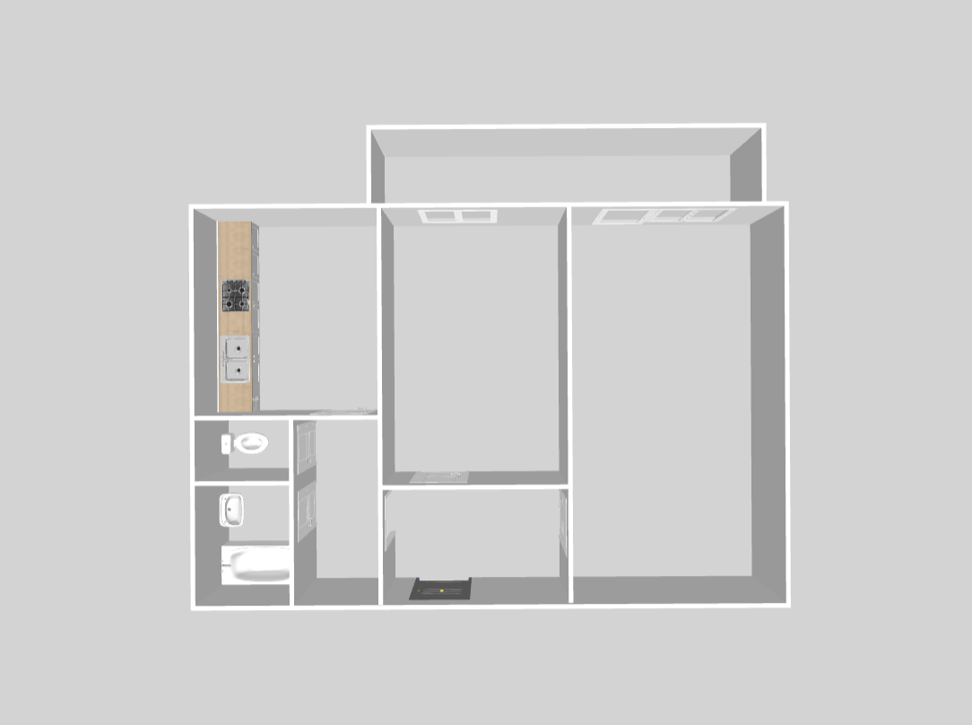 2-комнатная 53.9 м2 в ЖК undefined корпус null этаж 8