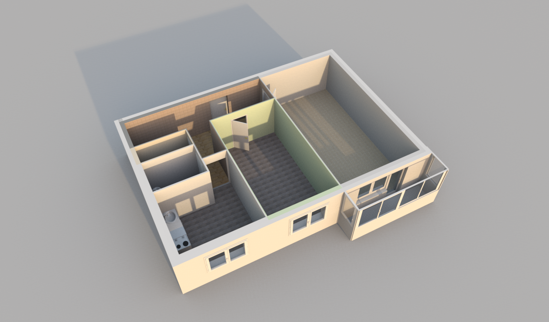 2-комнатная 43.5 м2 в ЖК undefined корпус null этаж 4