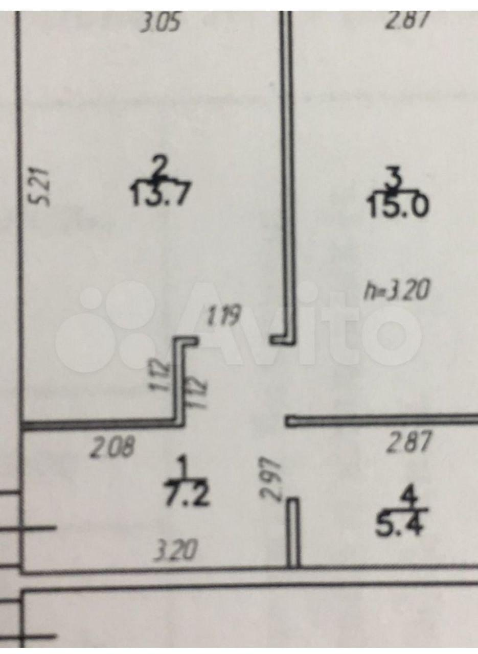 1-комнатная 41.3 м2 в ЖК undefined корпус null этаж 2
