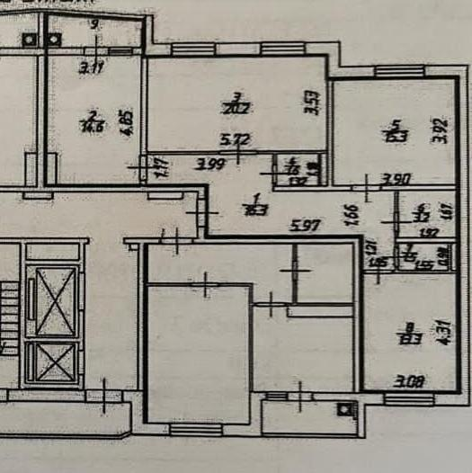 3-комнатная 89 м2 в ЖК undefined корпус null этаж 3