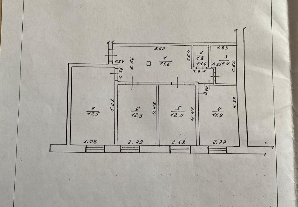 3-комнатная 75.5 м2 в ЖК undefined корпус null этаж 3