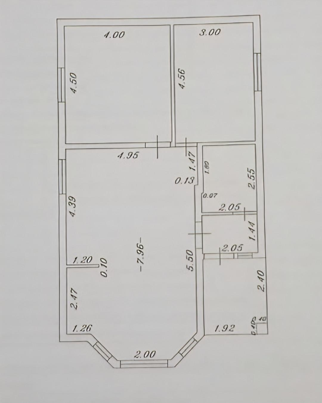 2-комнатная 85.8 м2 в ЖК undefined корпус null этаж null