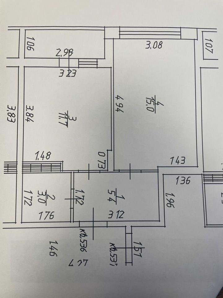 1-комнатная 35.4 м2 в ЖК undefined корпус null этаж 11