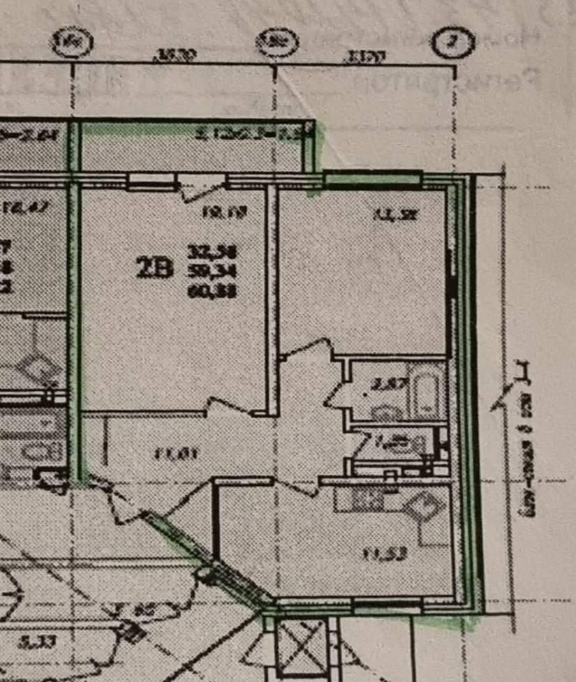 2-комнатная 57 м2 в ЖК undefined корпус null этаж 9