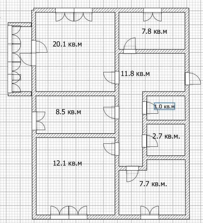 4-комнатная 71.7 м2 в ЖК undefined корпус null этаж 9