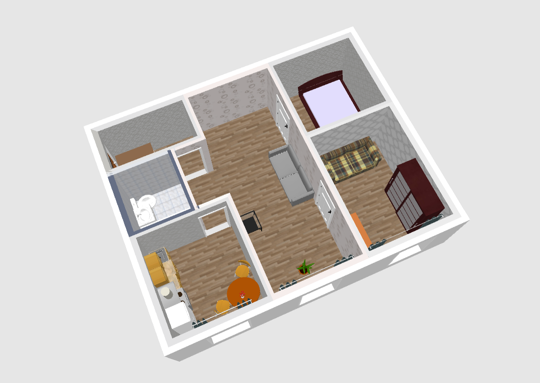 3-комнатная 72 м2 в ЖК undefined корпус null этаж 3