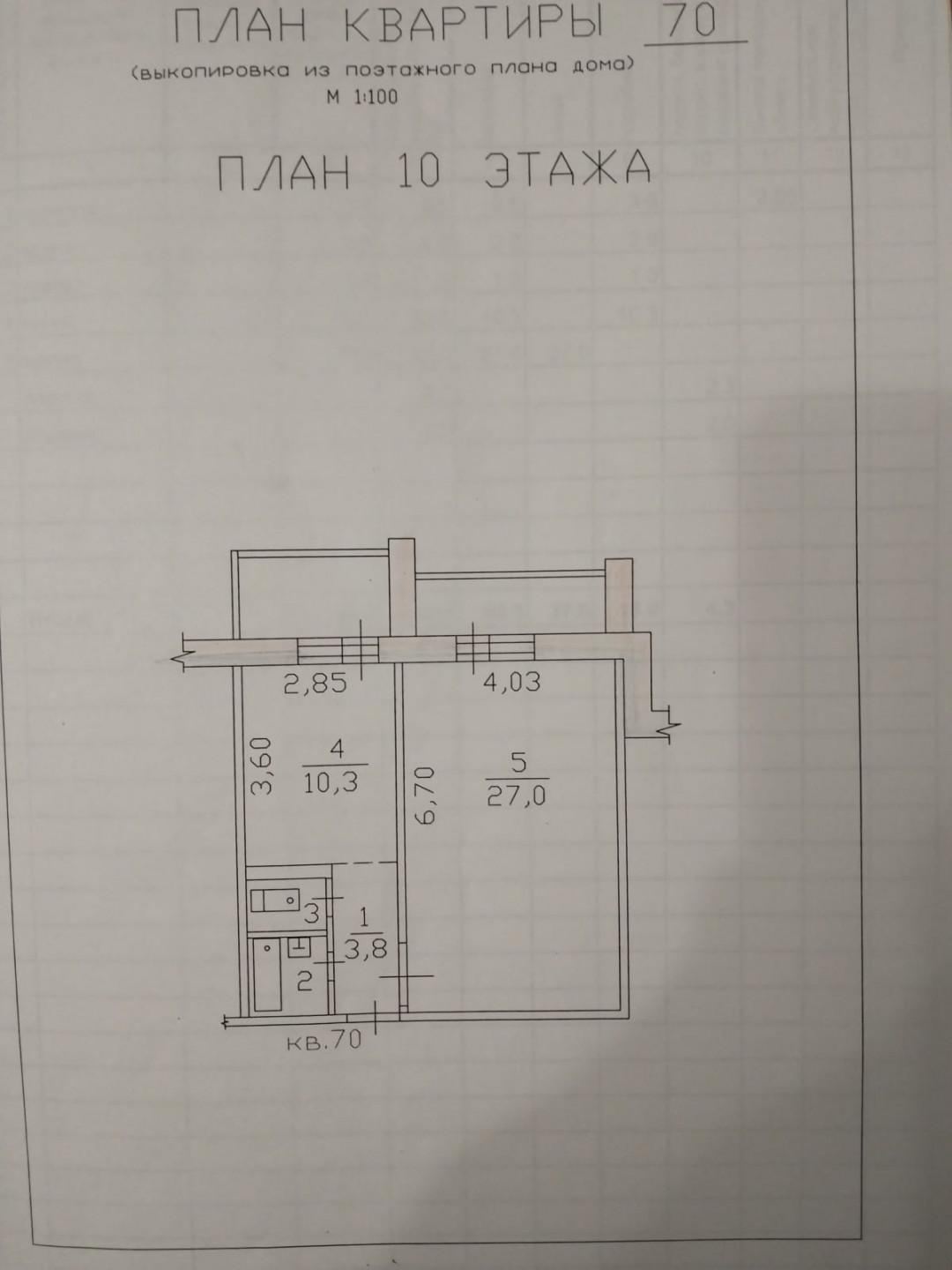 1-комнатная 49.4 м2 в ЖК undefined корпус null этаж 10
