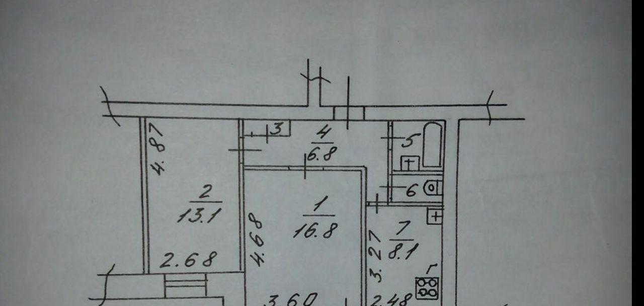 2-комнатная 49.4 м2 в ЖК undefined корпус null этаж 4