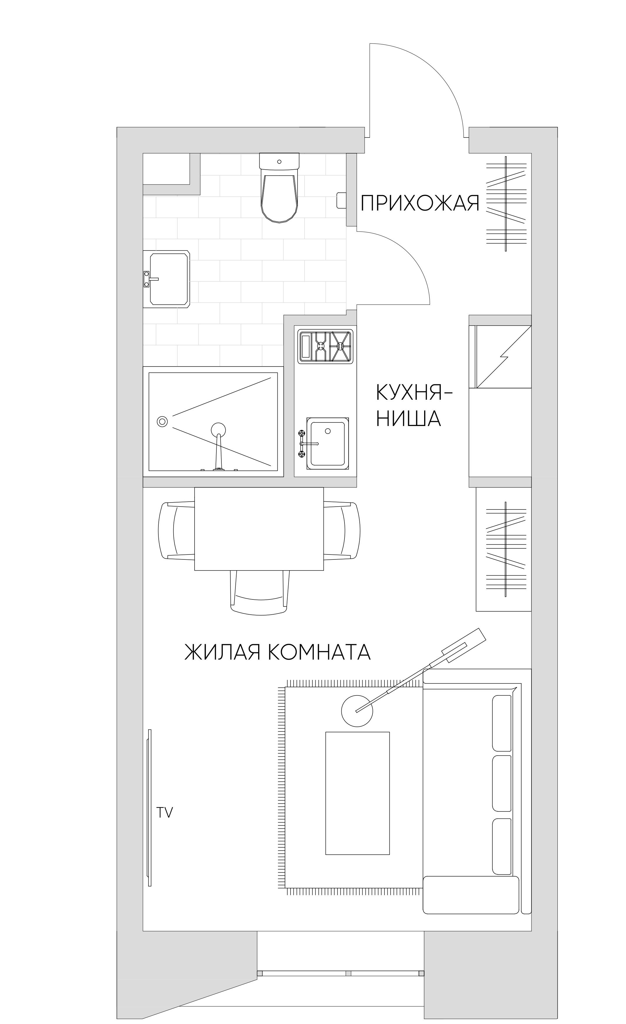 Студия 28 м2 в ЖК N`ICE LOFT корпус null этаж 12