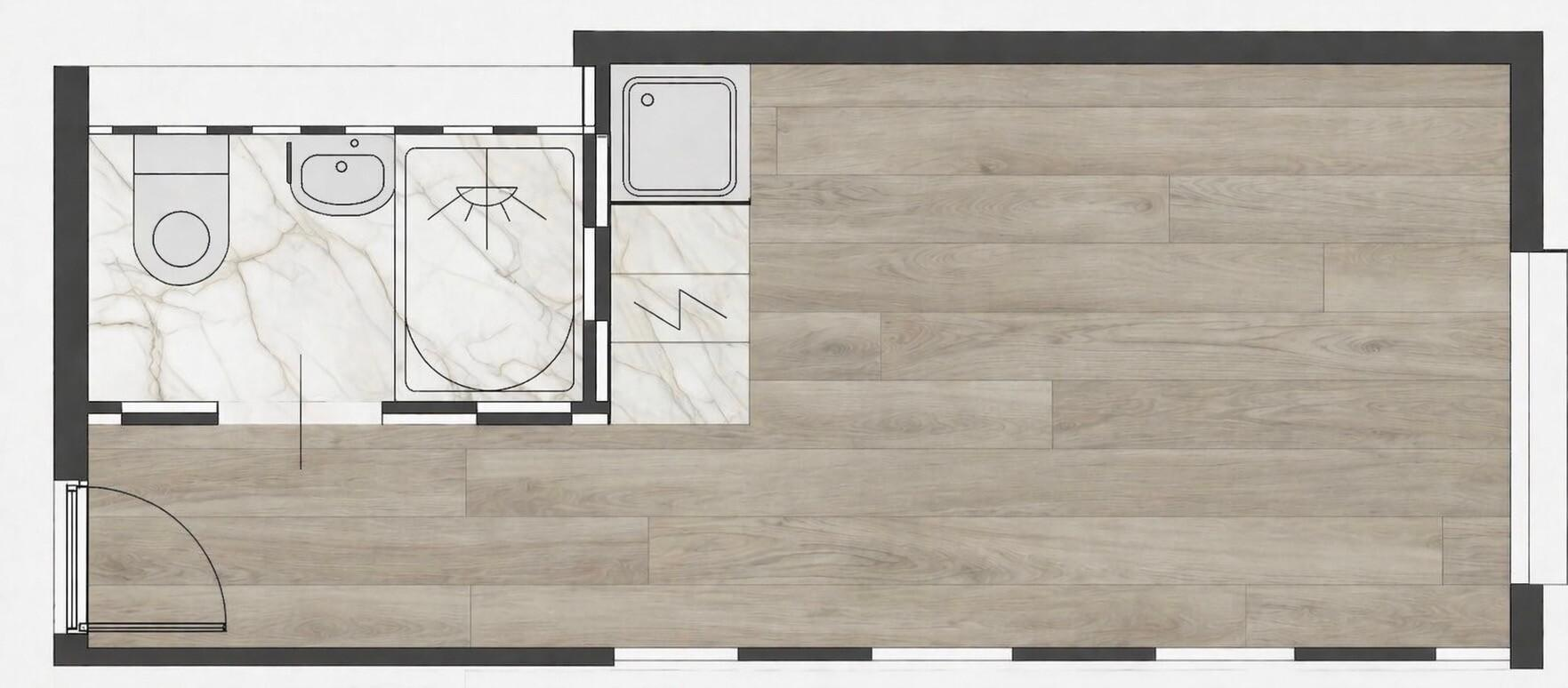 1-комнатная 11.2 м2 в ЖК undefined корпус null этаж 5