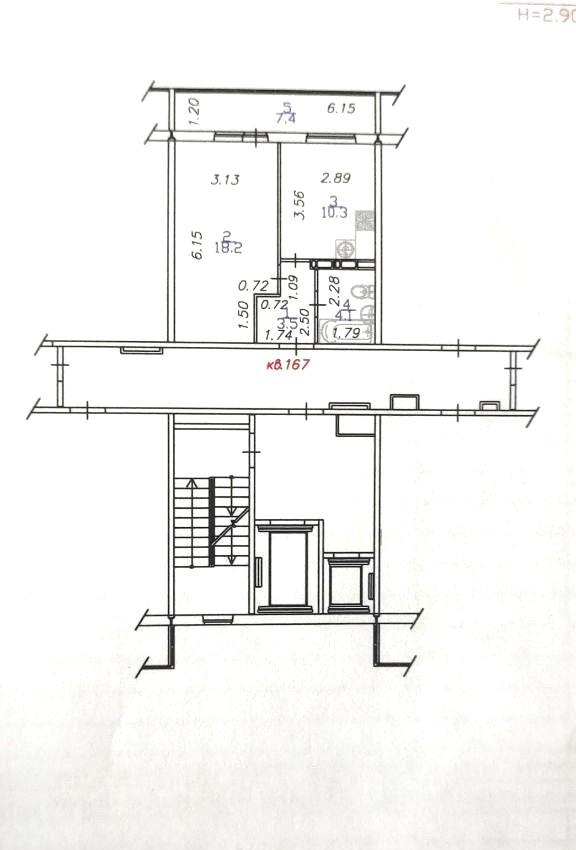 1-комнатная 38 м2 в ЖК undefined корпус null этаж 15