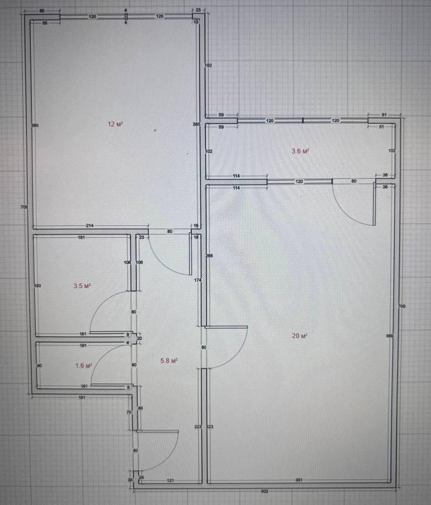 1-комнатная 44.4 м2 в ЖК undefined корпус null этаж 14