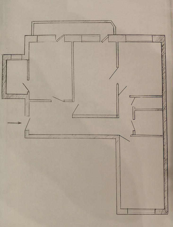 3-комнатная 96.3 м2 в ЖК undefined корпус null этаж 6