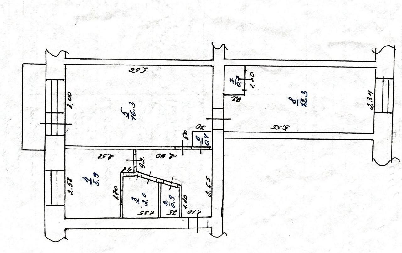 2-комнатная 43.4 м2 в ЖК undefined корпус null этаж 3