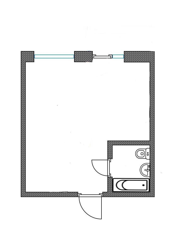 Студия 18.2 м2 в ЖК undefined корпус null этаж 2