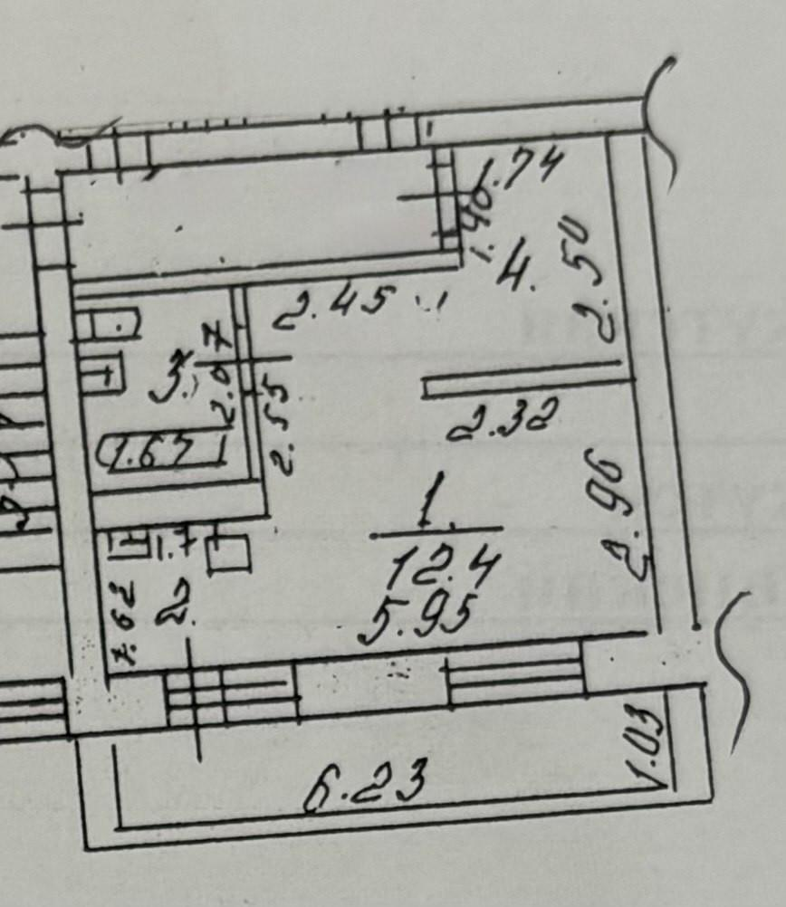 1-комнатная 25.9 м2 в ЖК undefined корпус null этаж 7