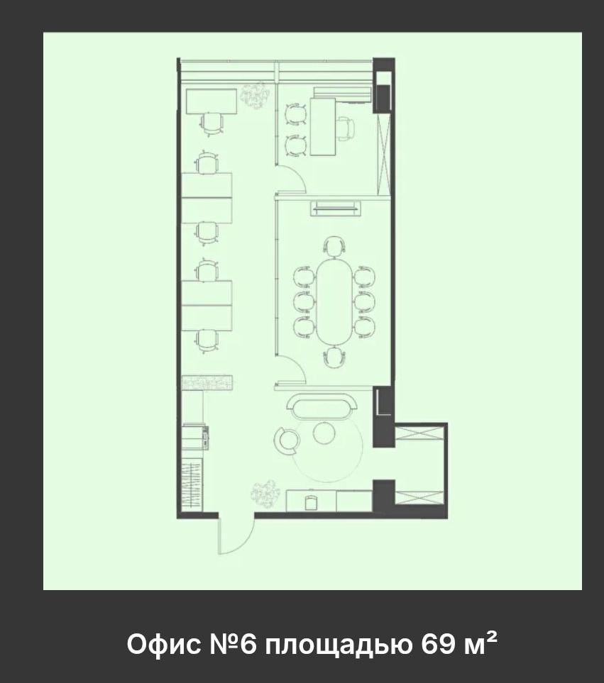 Студия 69 м2 в ЖК undefined корпус null этаж null