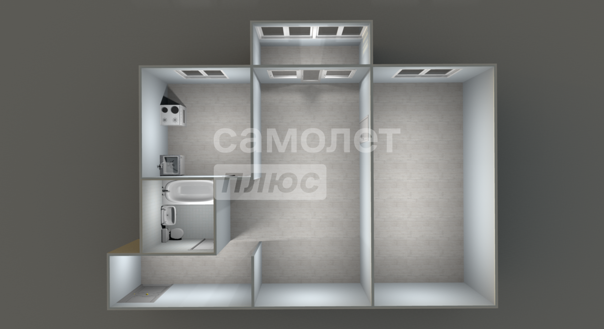 2-комнатная 47 м2 в ЖК undefined корпус null этаж 4