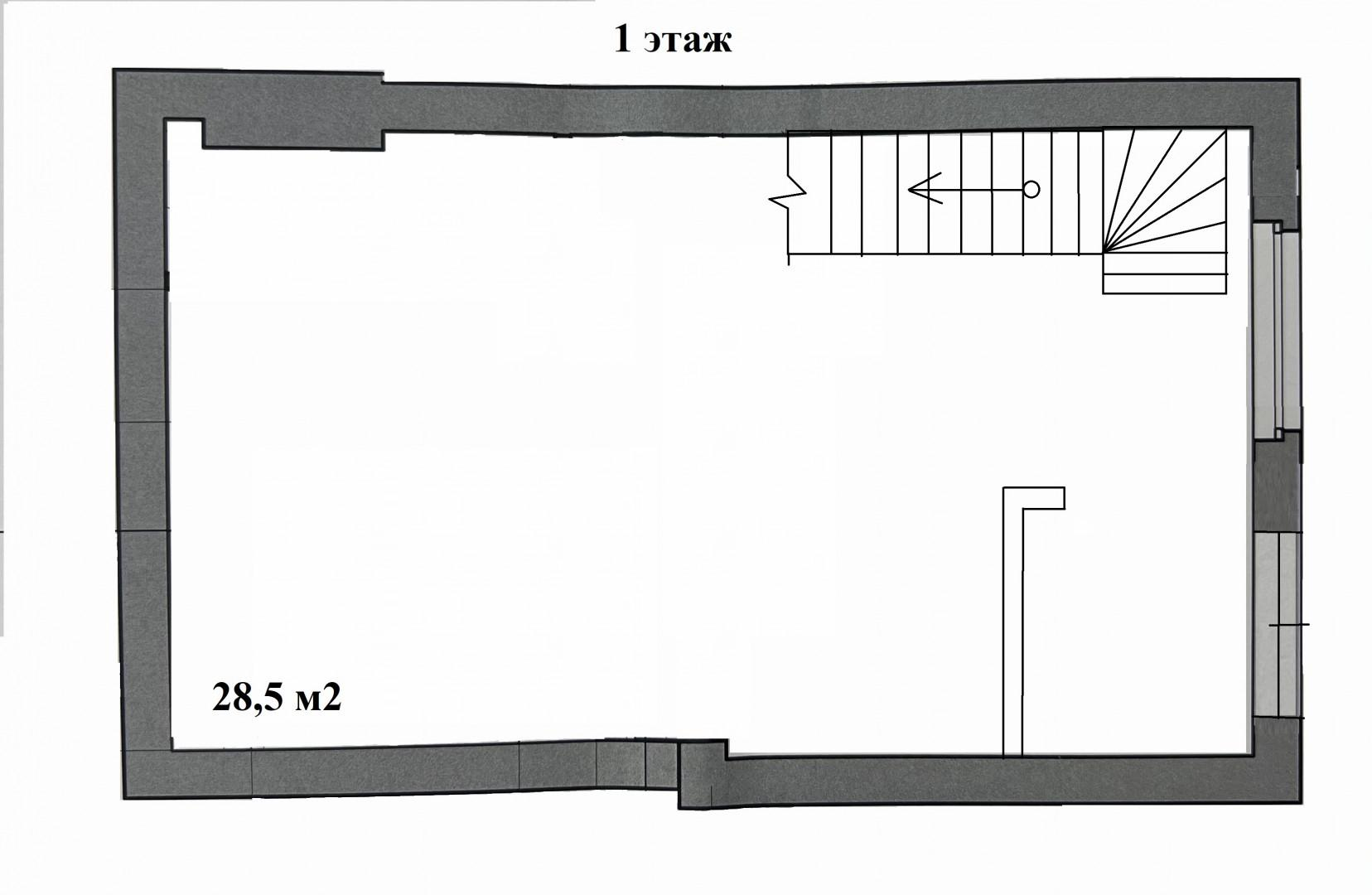2-комнатная 61.3 м2 в ЖК undefined корпус null этаж 1