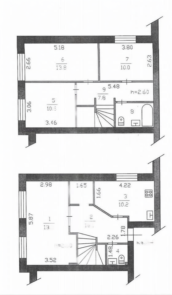 5-комнатная 130 м2 в ЖК undefined корпус null этаж 6