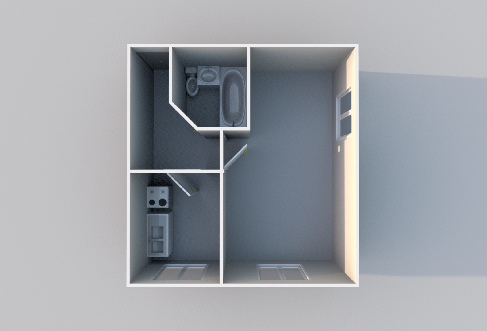 1-комнатная 30.7 м2 в ЖК undefined корпус null этаж 2