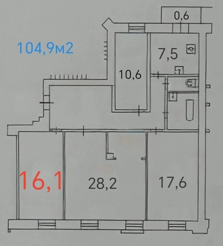 Студия 16.1 м2 в ЖК undefined корпус null этаж 3