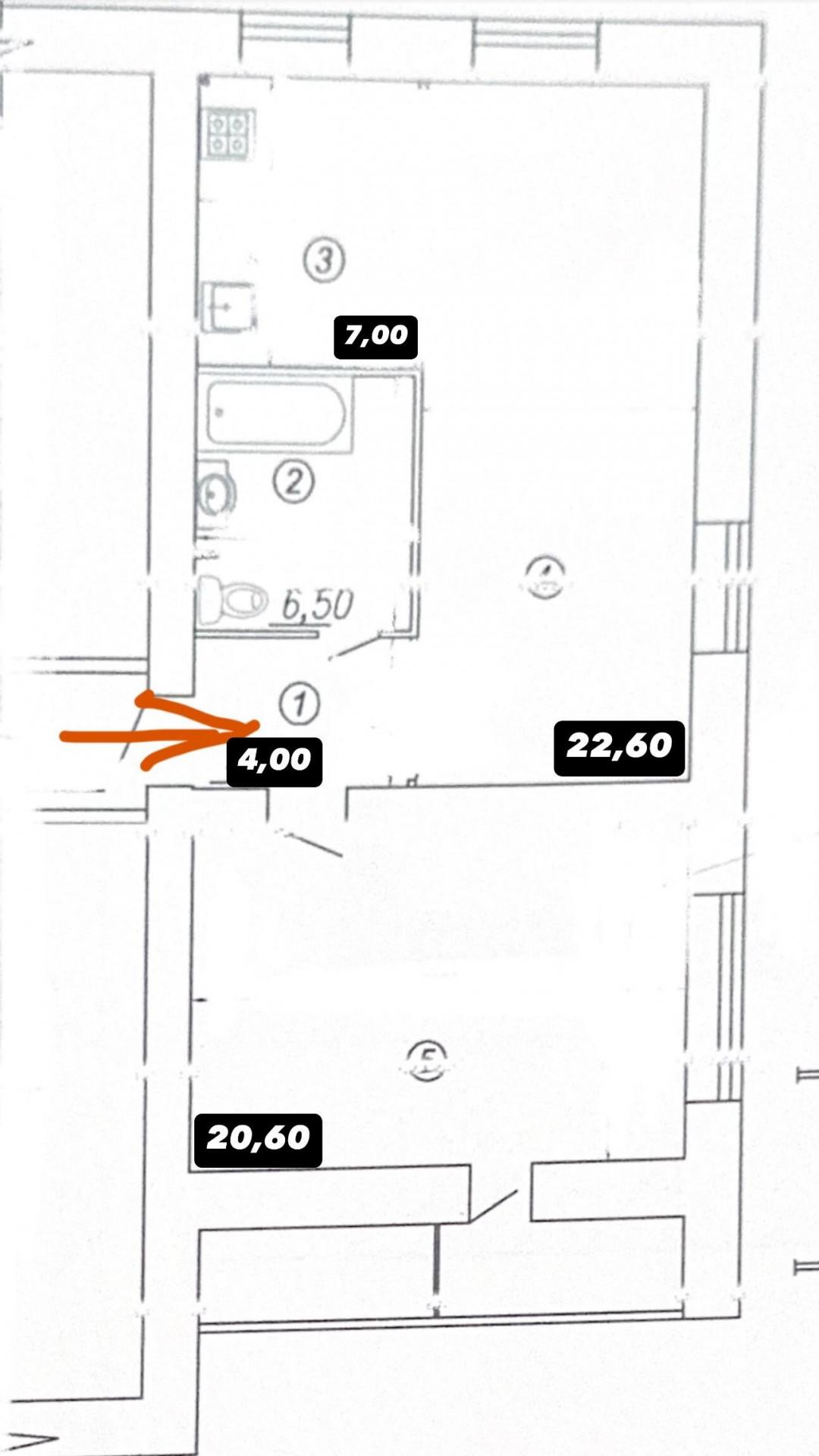 2-комнатная 60.9 м2 в ЖК undefined корпус null этаж 6