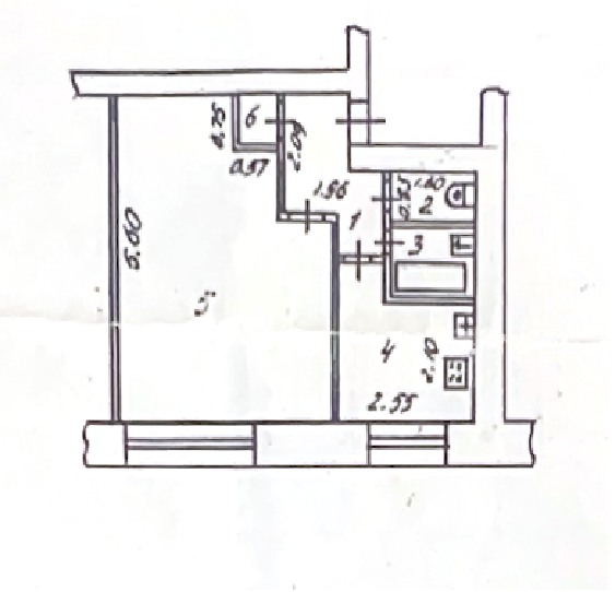 1-комнатная 35 м2 в ЖК undefined корпус null этаж 1