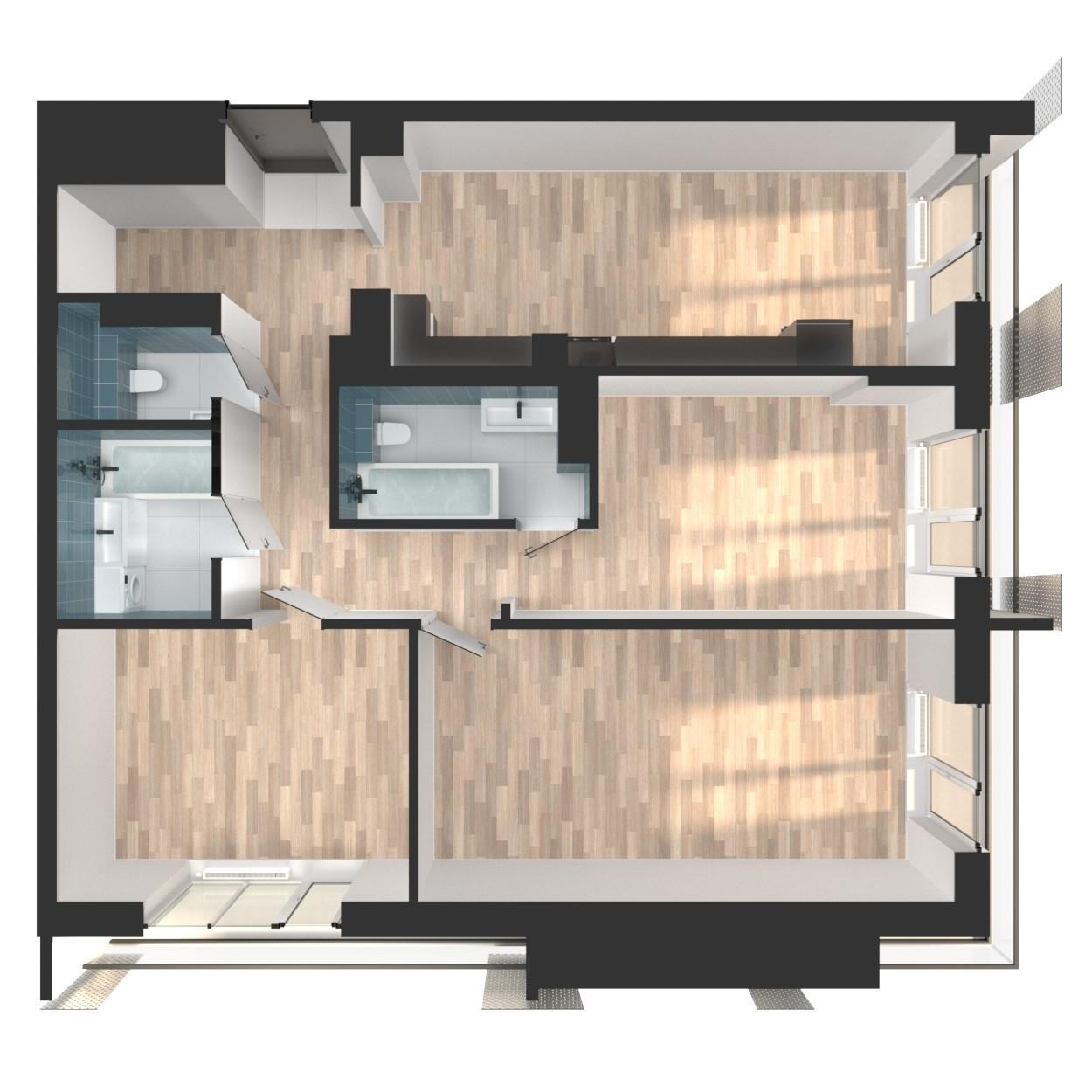 Студия 96 м2 в ЖК Мой Ритм корпус null этаж 5