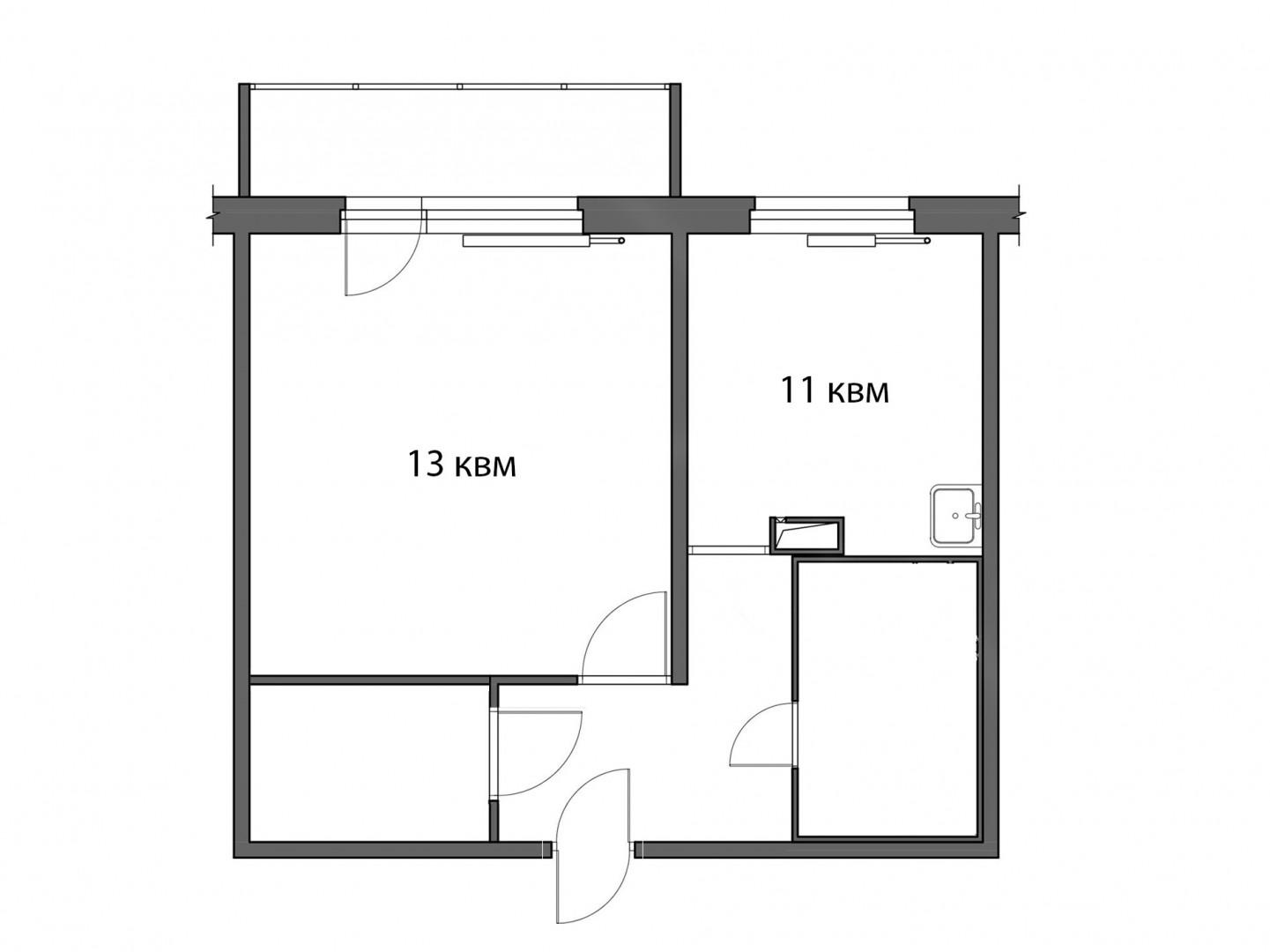 1-комнатная 32.6 м2 в ЖК undefined корпус null этаж 3