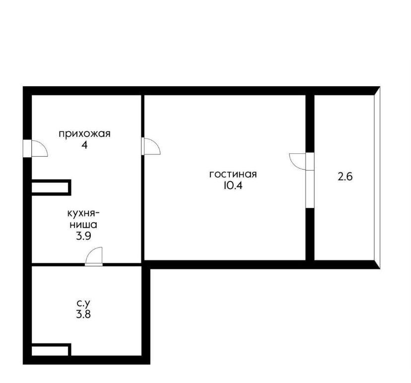 Студия 25 м2 в ЖК undefined корпус null этаж 11