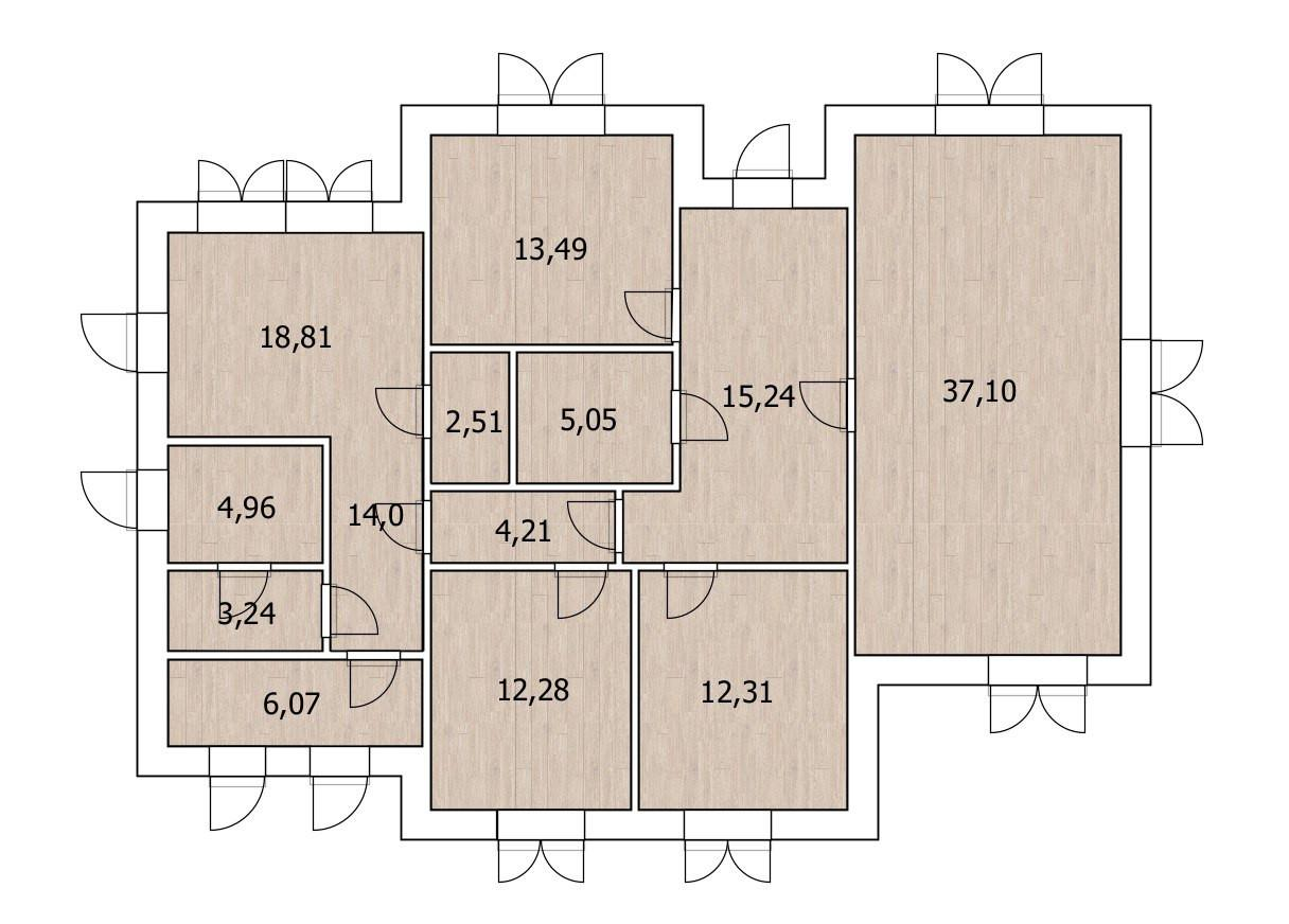 Студия 150 м2 в ЖК undefined корпус null этаж null