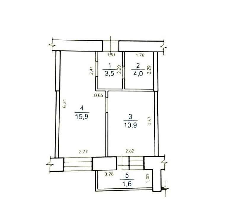 1-комнатная 34.3 м2 в ЖК undefined корпус null этаж 11