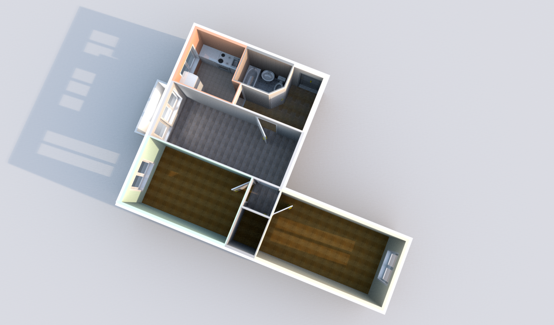 3-комнатная 59.2 м2 в ЖК undefined корпус null этаж 4